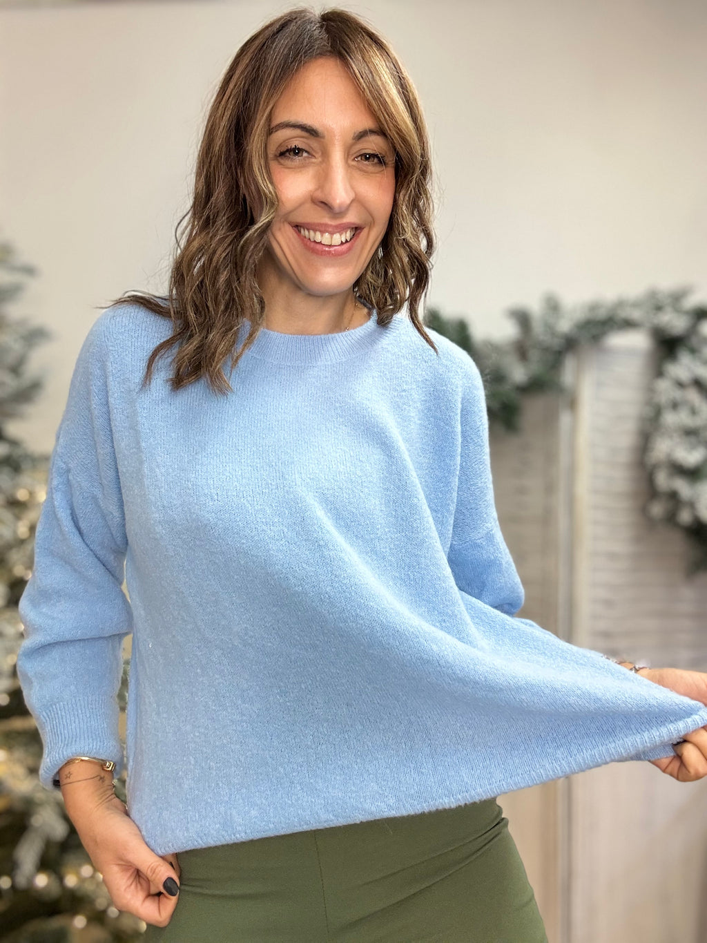 Il morbido girocollo in baby alpaca che non punge