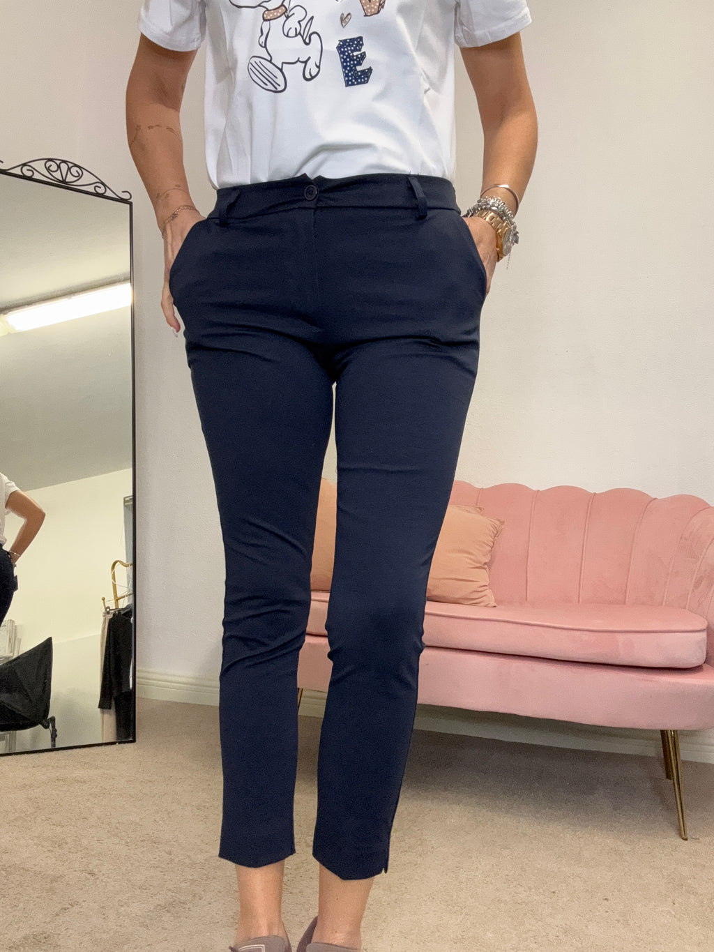 Il pantalone sigaretta punto Milano