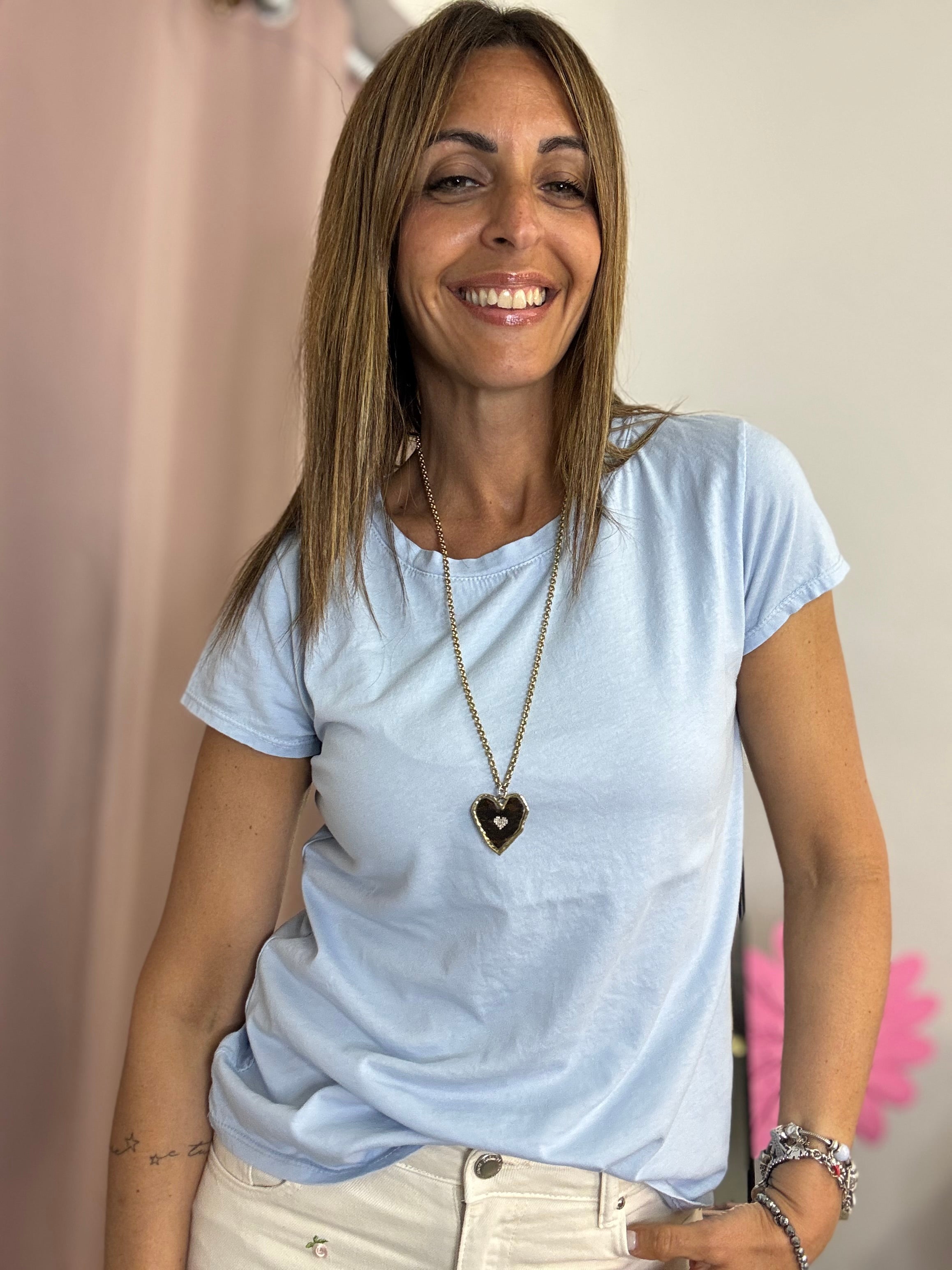 La t-shirt in cotone