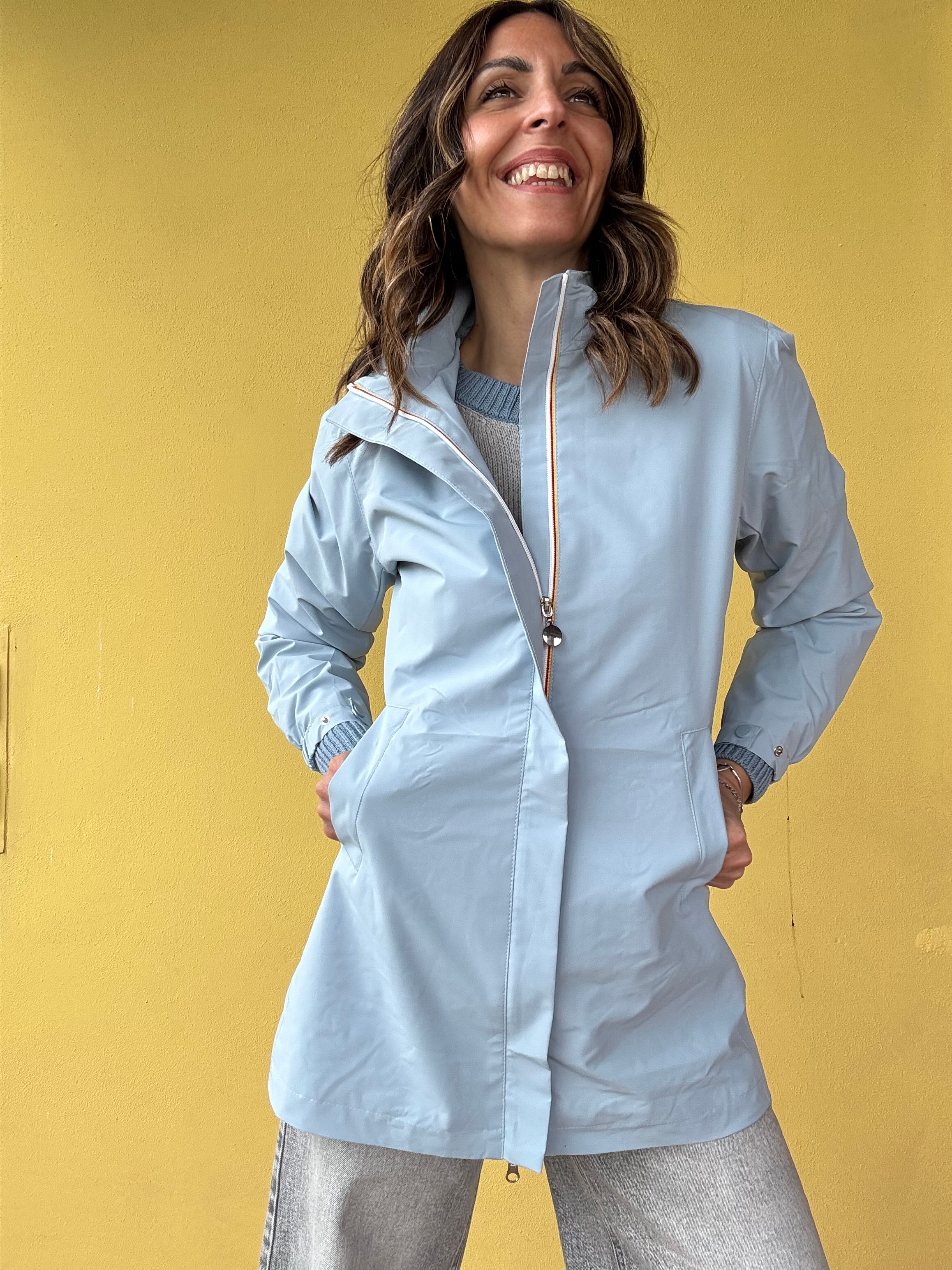 Il frangivento Stone azzurro cielo