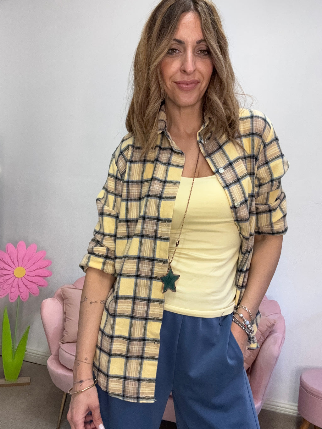 La camicia flanella leggera