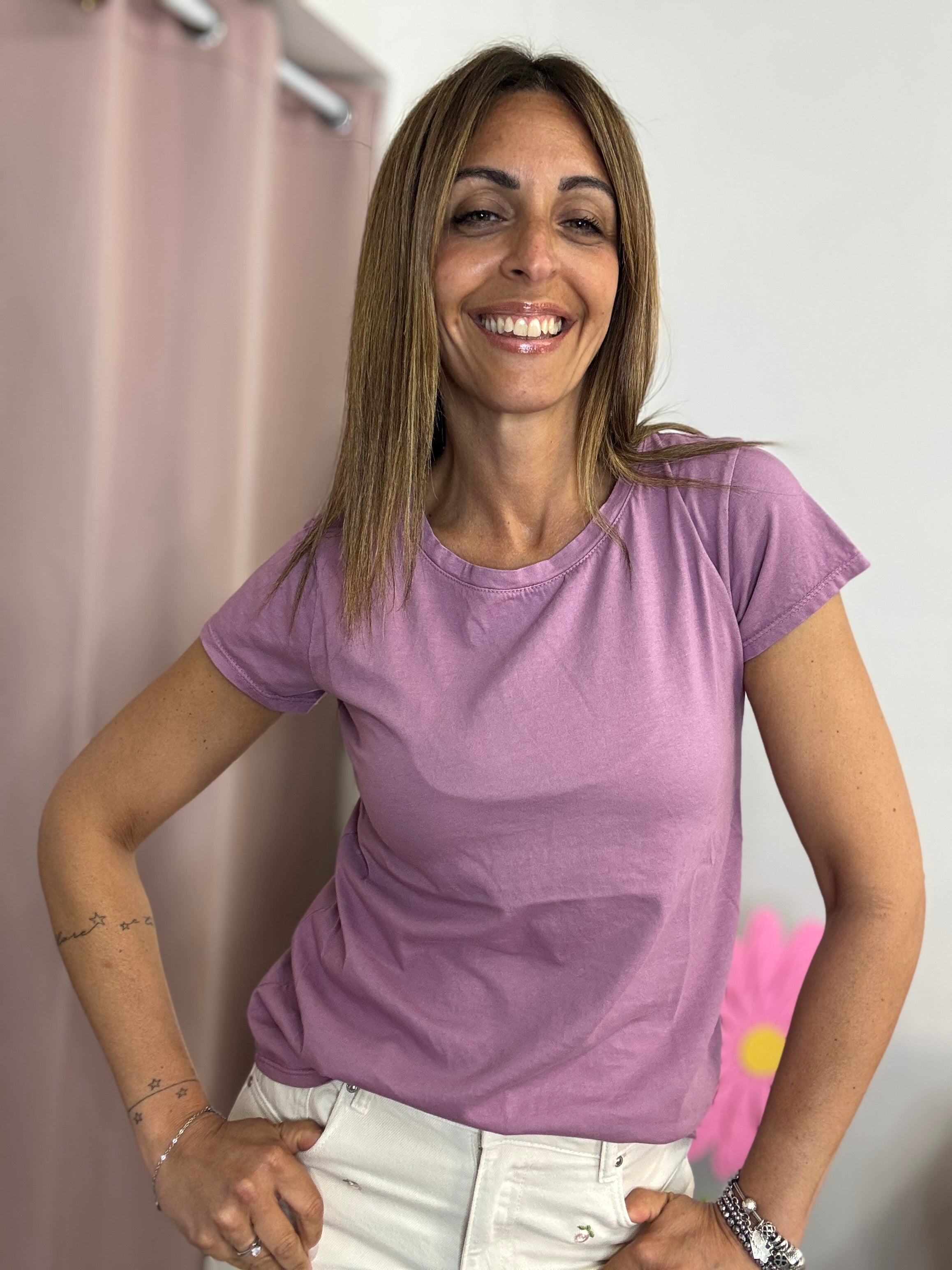 La t-shirt in cotone