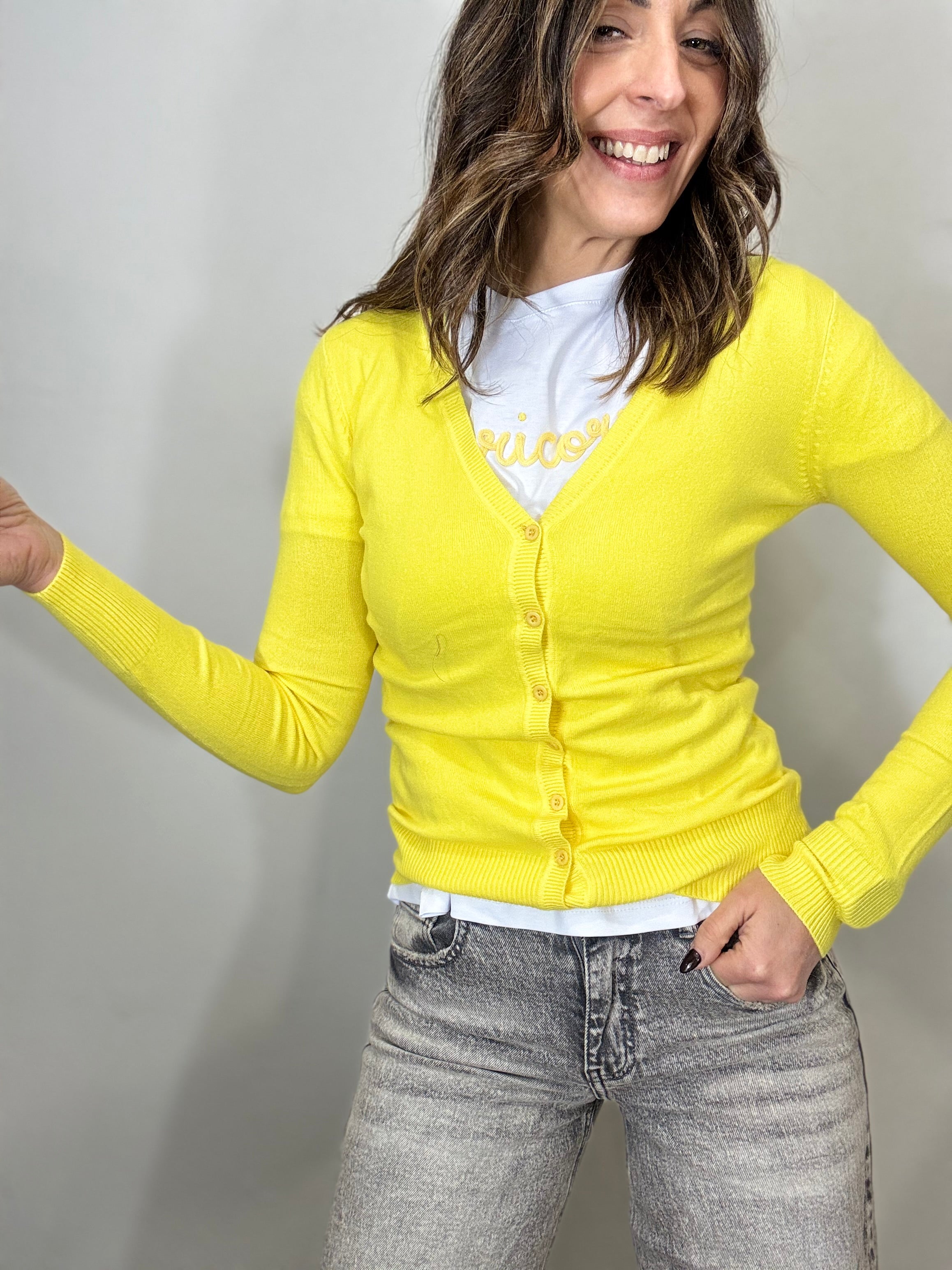 Cardigan basico continuativo