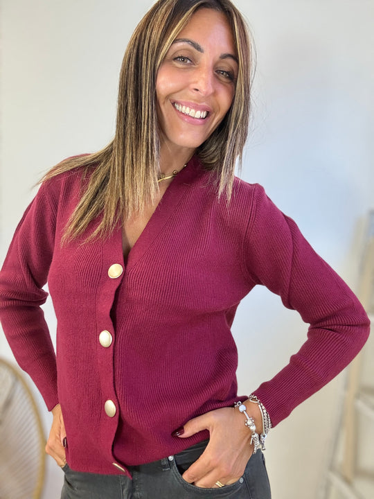 Cardigan gioiello