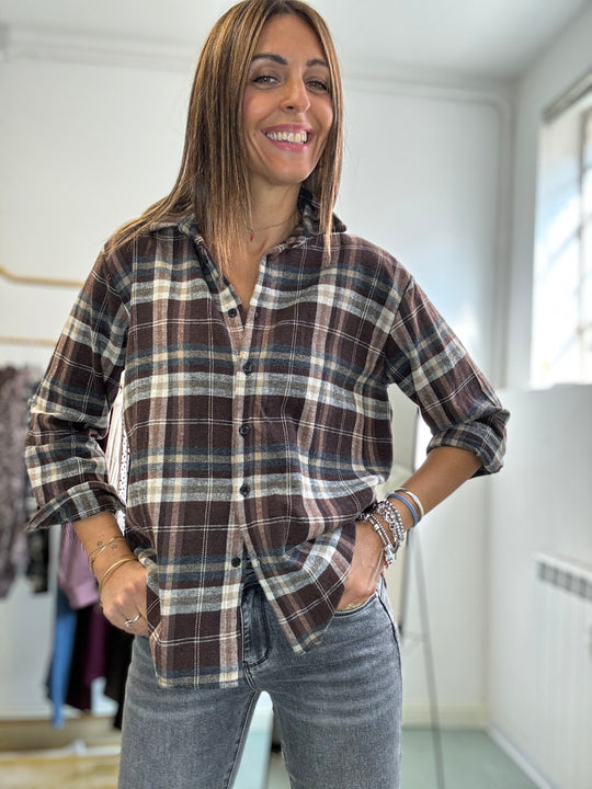 La camicia Ambra in flanella