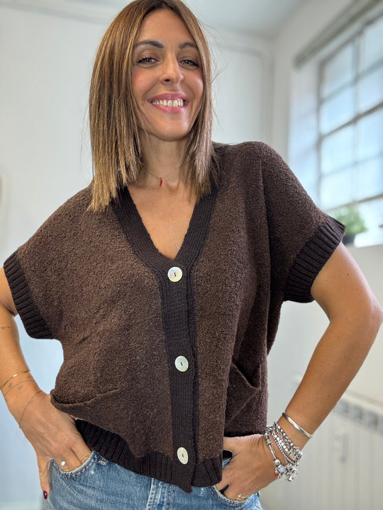 Il cardigan boucle