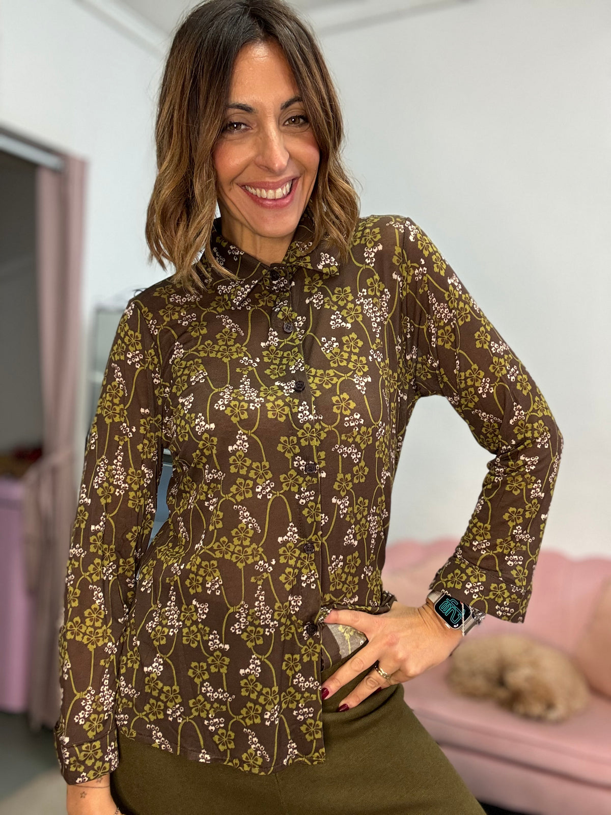 La cachemiretta camicia Prisma
