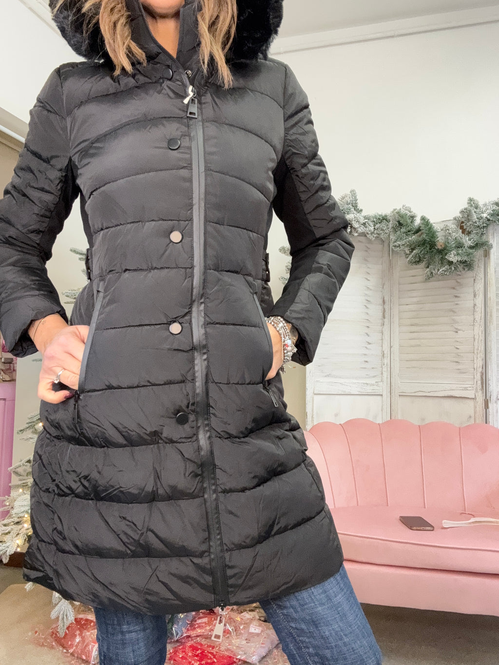 Il piumino che sembra un cappotto