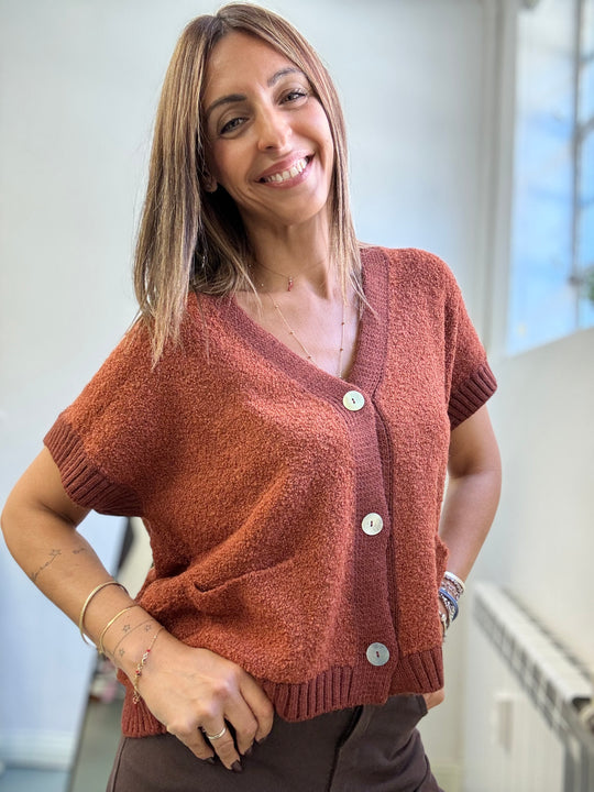 Il cardigan boucle
