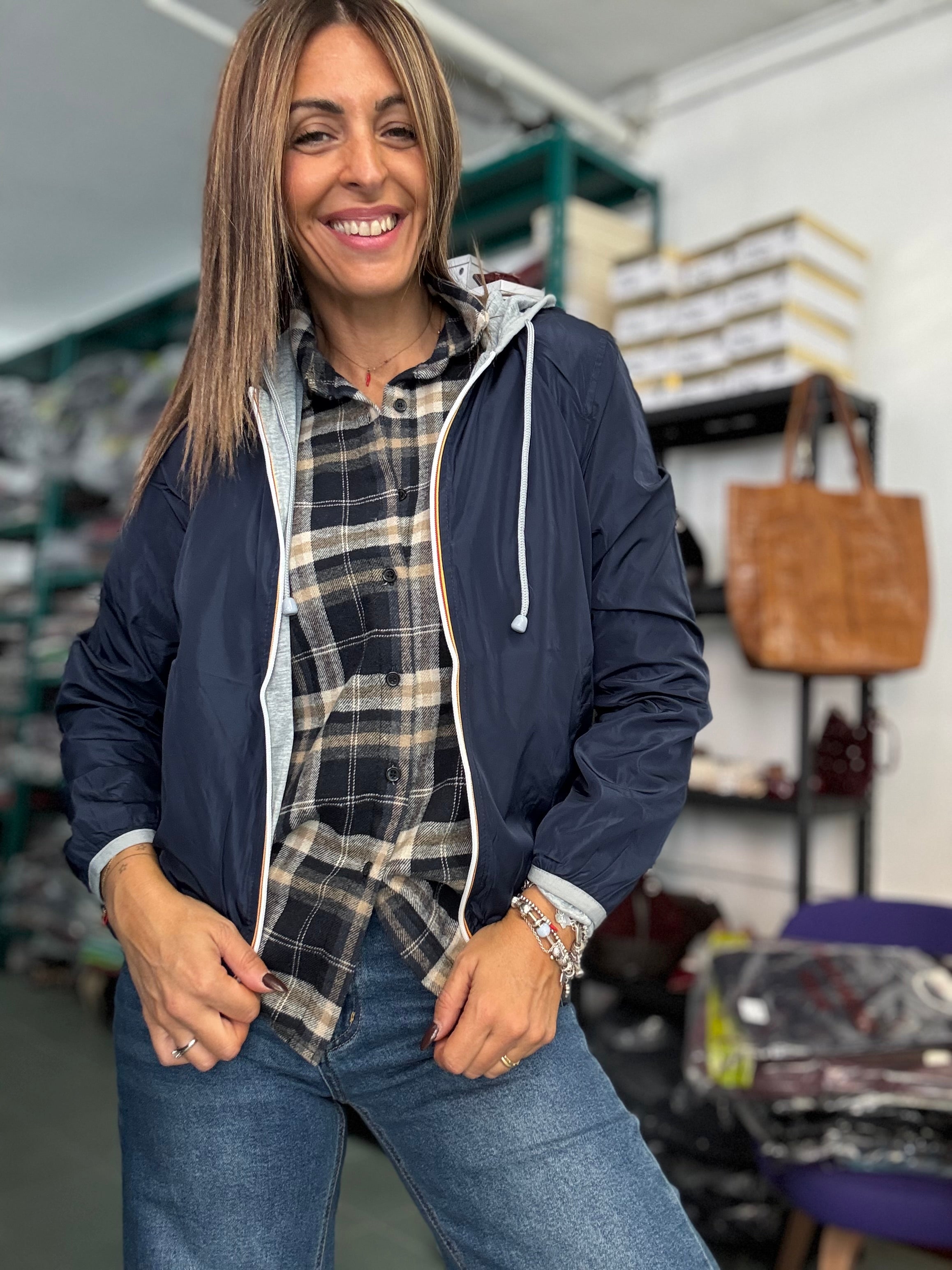 Il frangivento reversibile autunno style