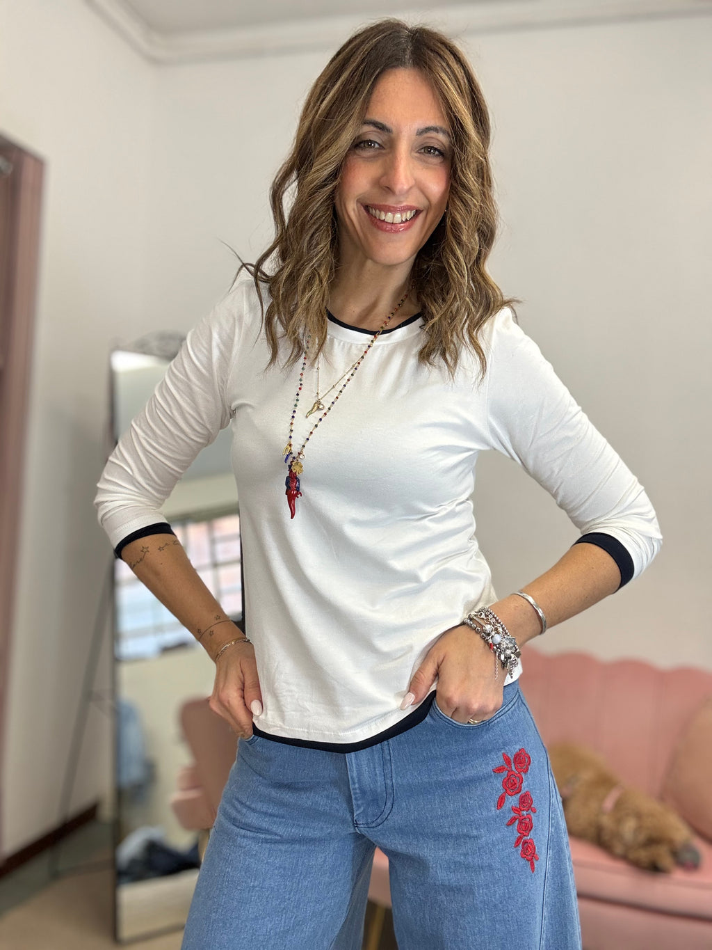 La maglietta coi bordini