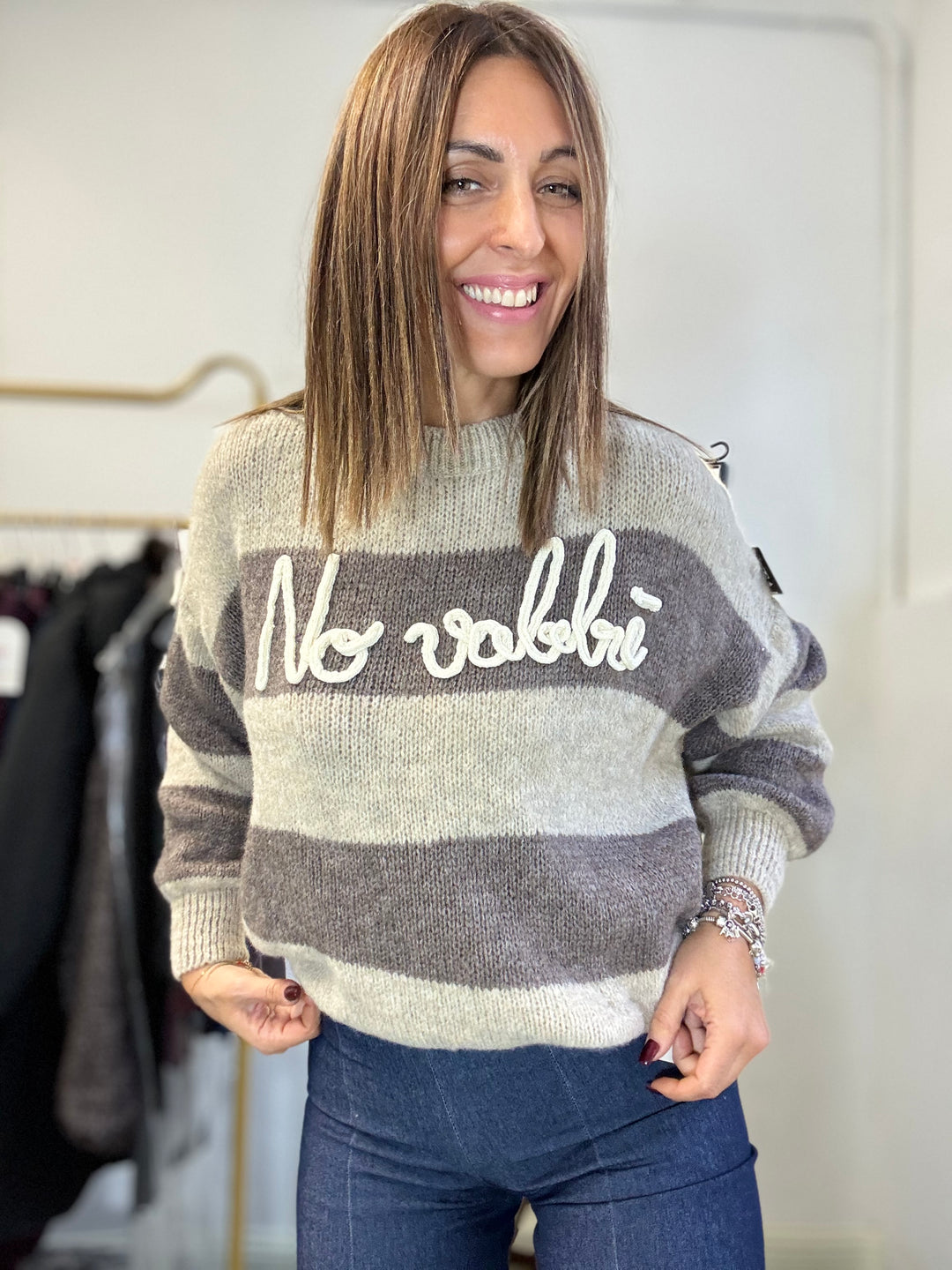 Pull No Vabbè rigato