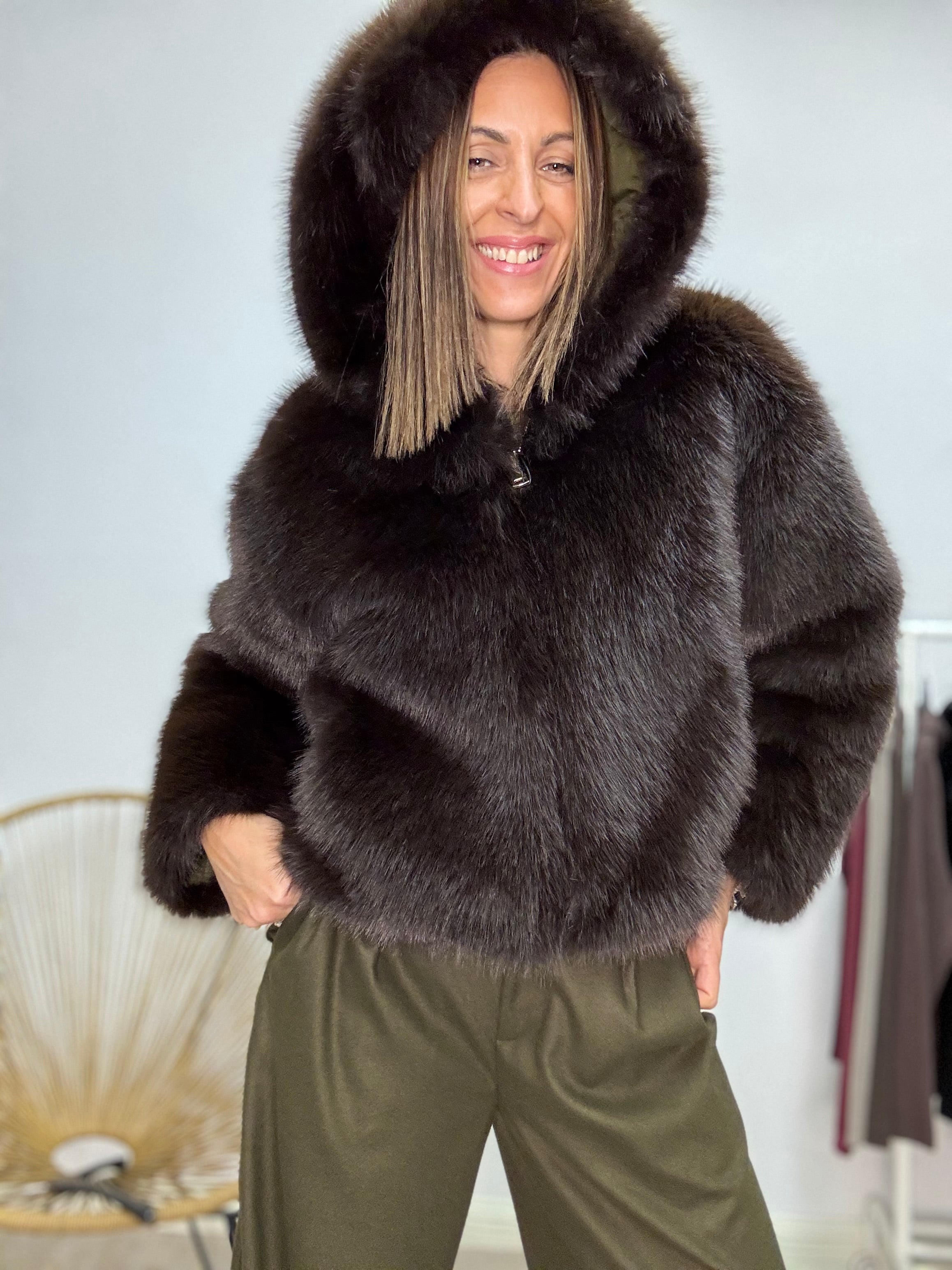 Il trapuntino reversibile con l ecopelliccia