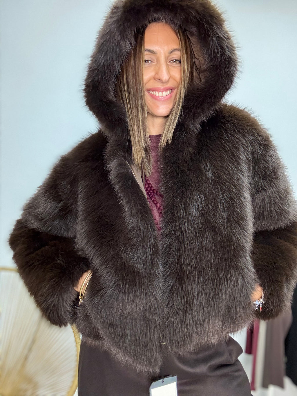 Il trapuntino reversibile con l ecopelliccia