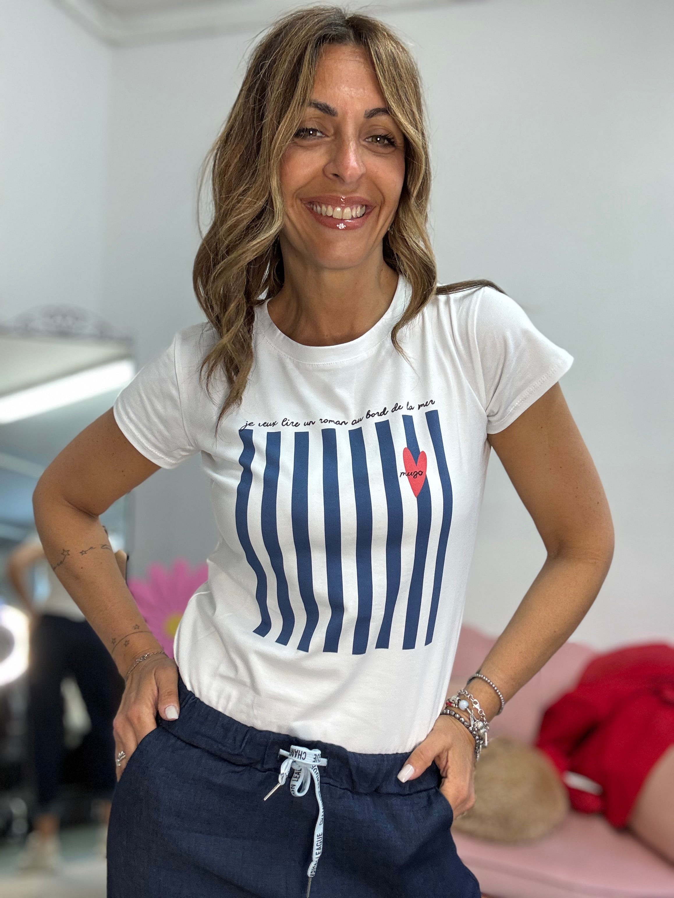 T shirt codice a barre