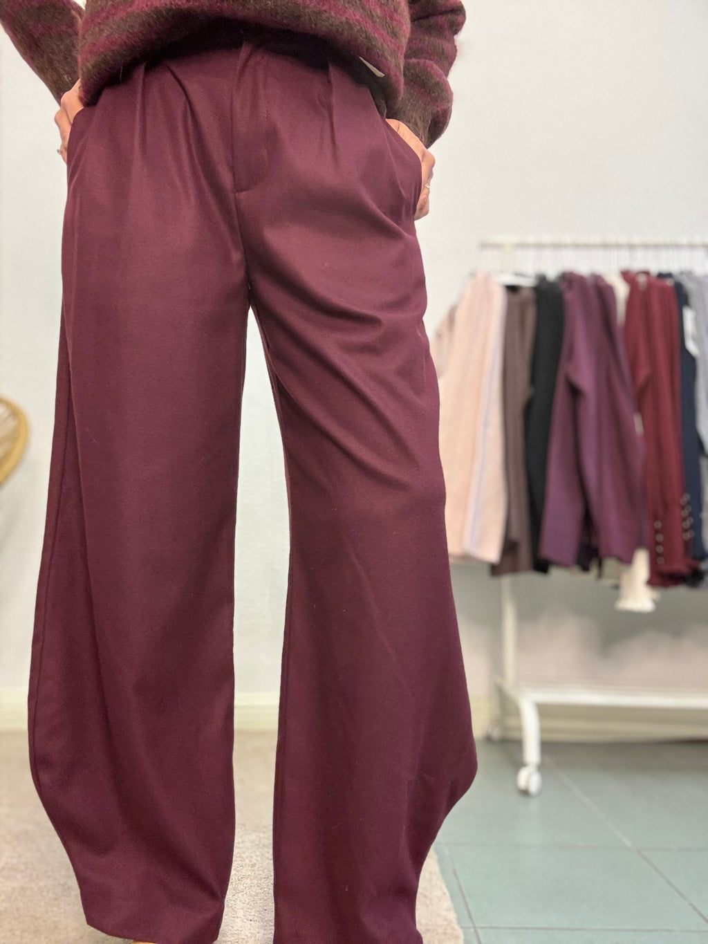 Il pantalone Javier in fustagnetto