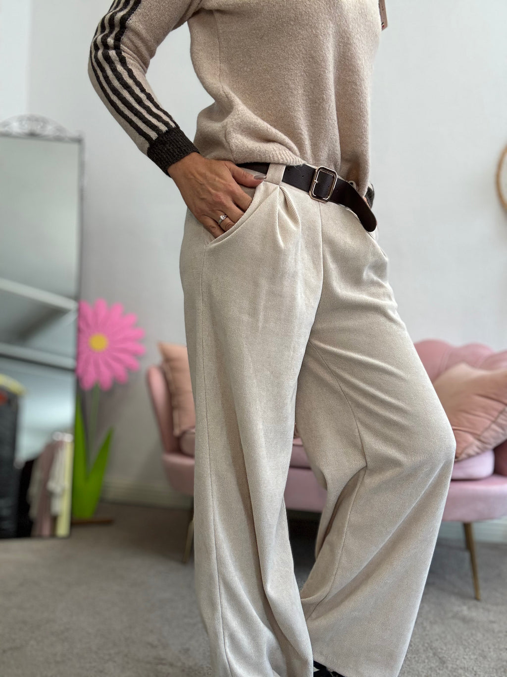 Il pantalone vellutino costine