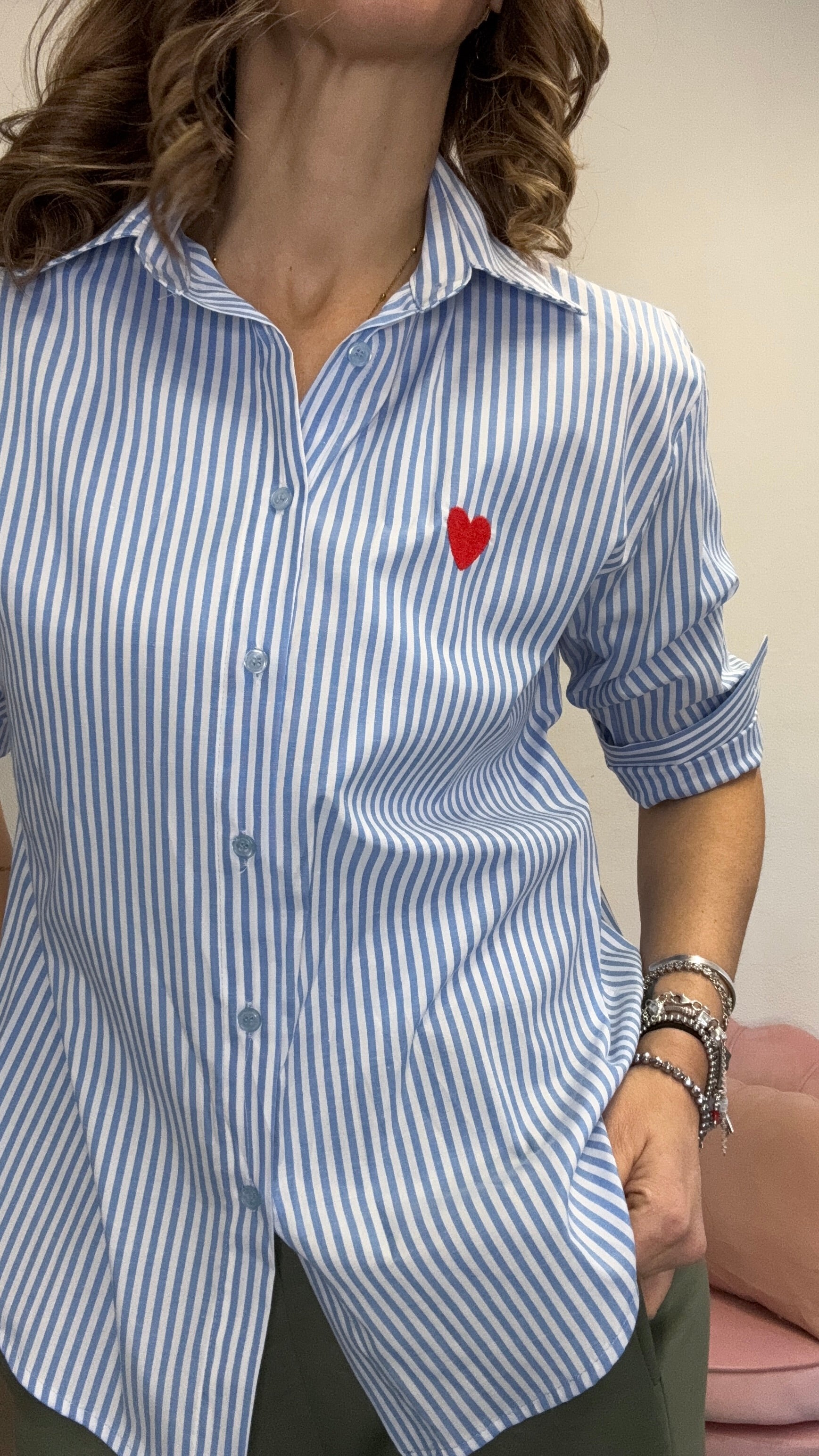 Camicia col cuoricino