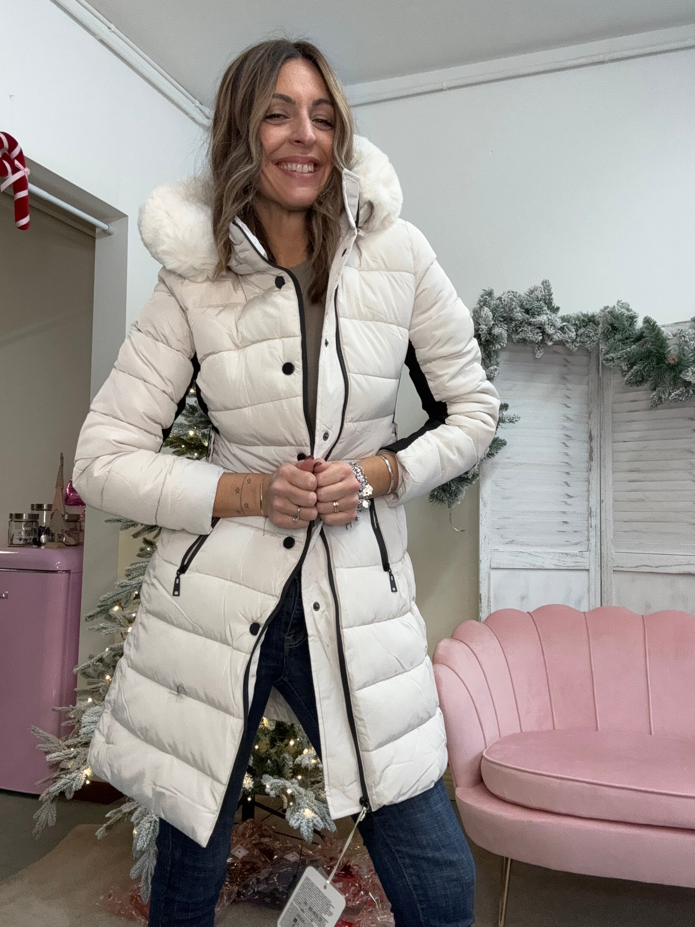 Il piumino che sembra un cappotto