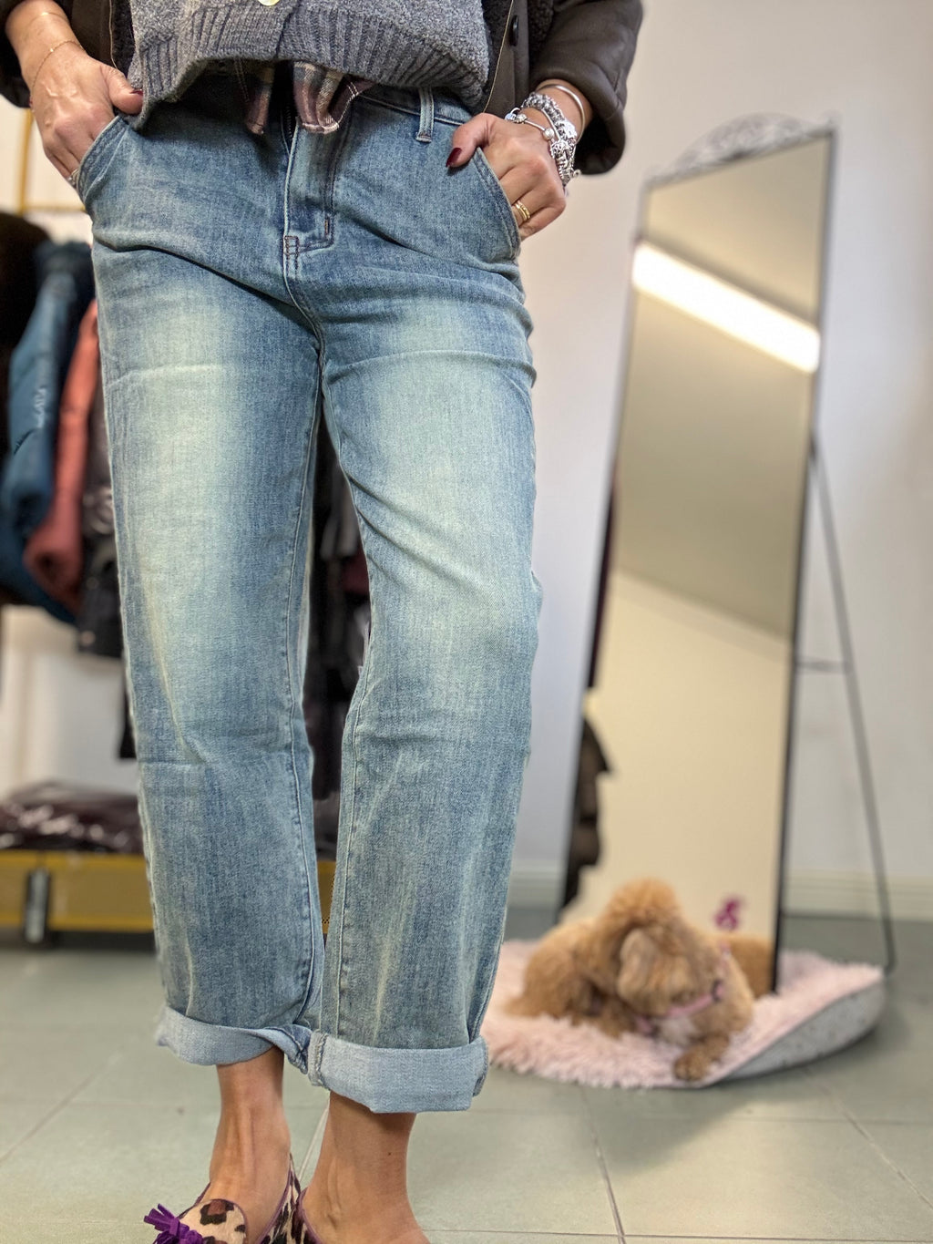 Il jeans buggy lavaggio te