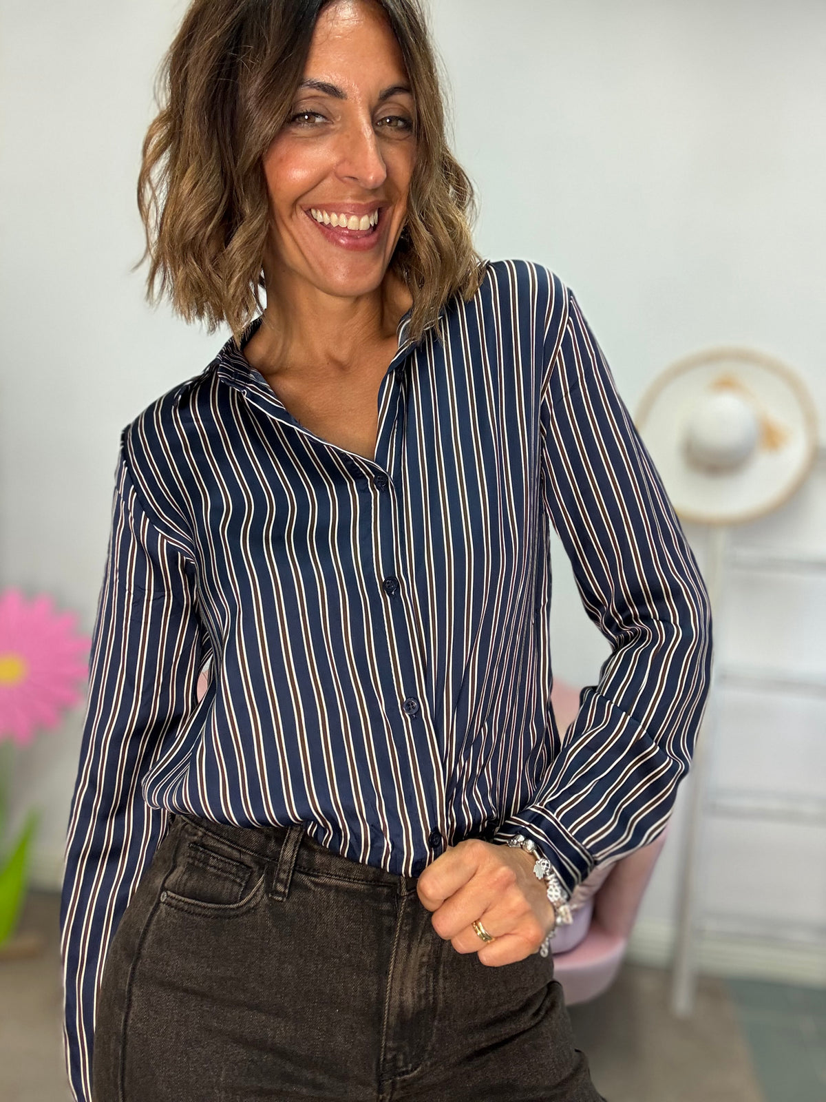 La camicia raso Teo