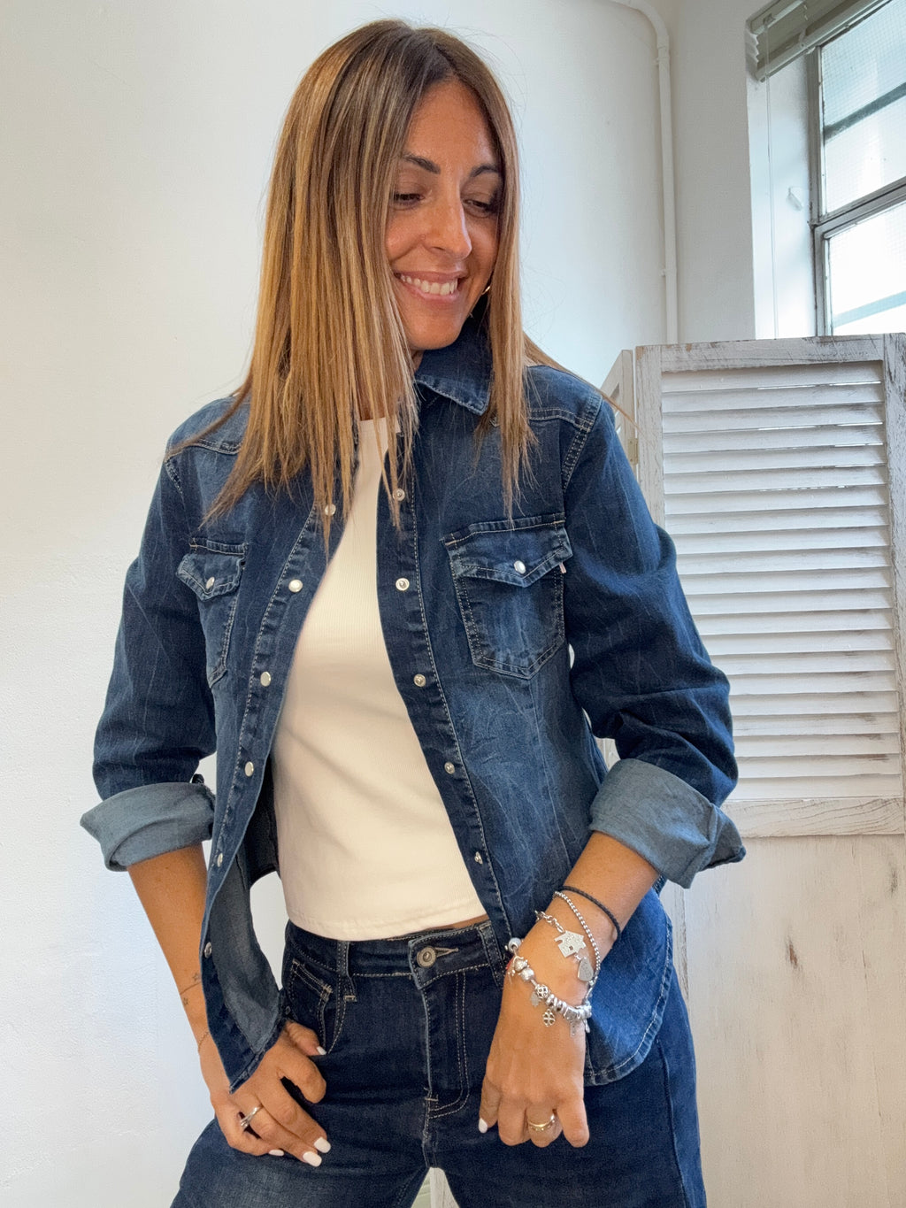 La camicia in jeans