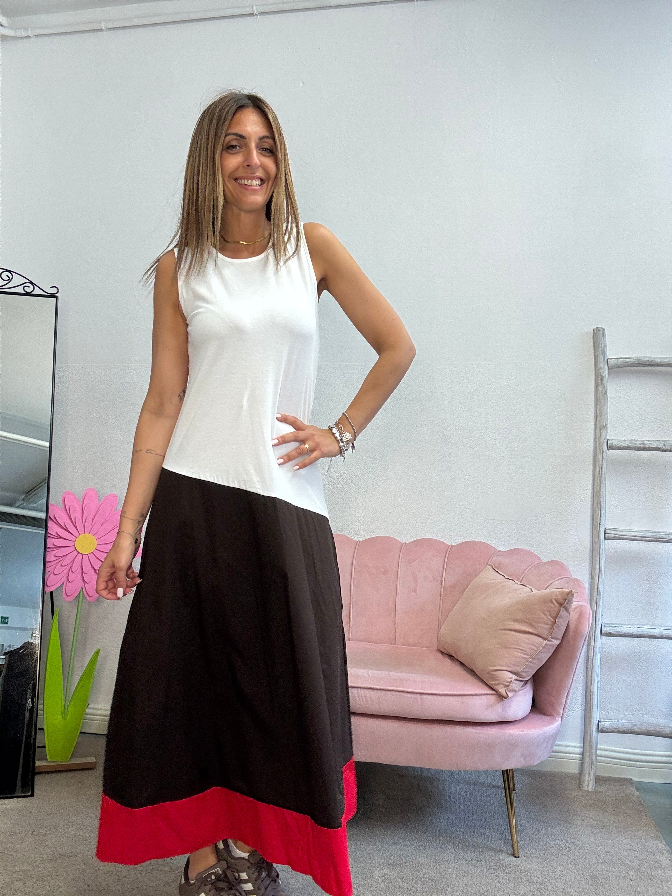 Abito bicolore Marilu