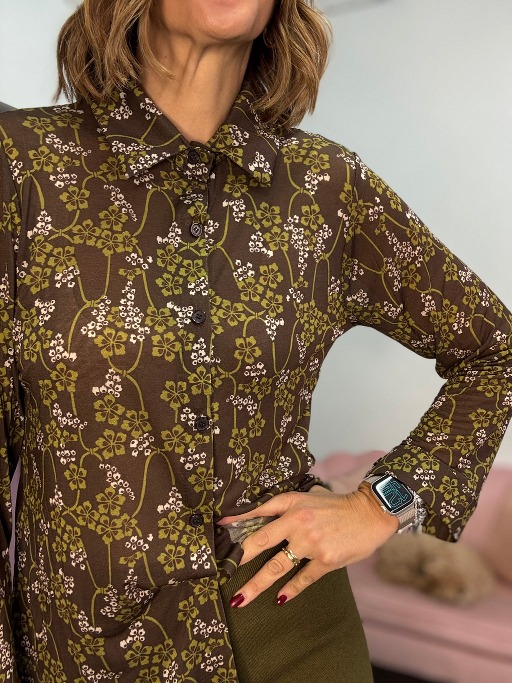 La cachemiretta camicia Prisma