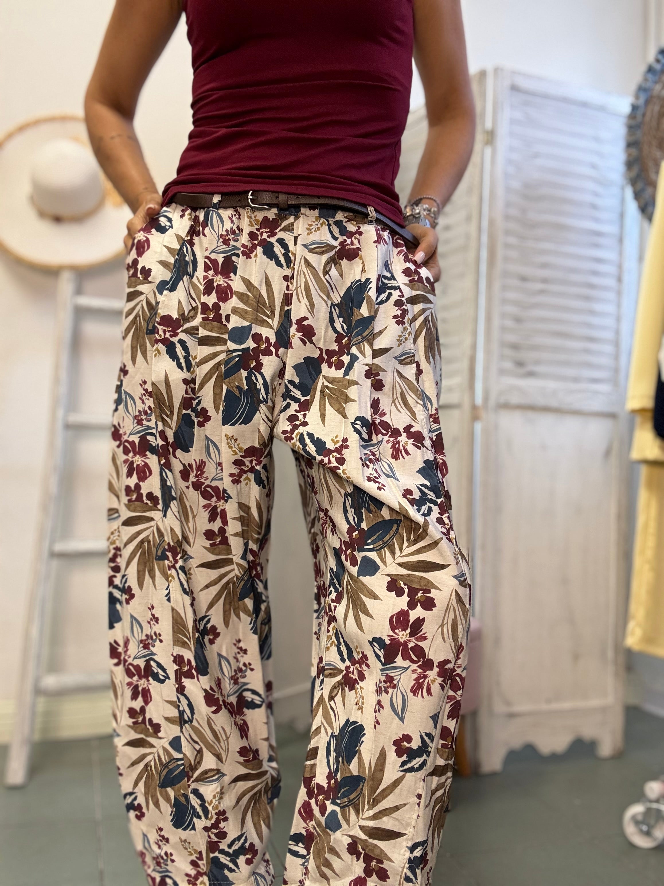 Pantalone Jona giappo in cotone