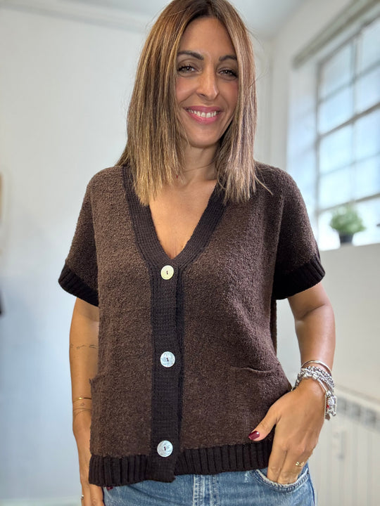 Il cardigan boucle