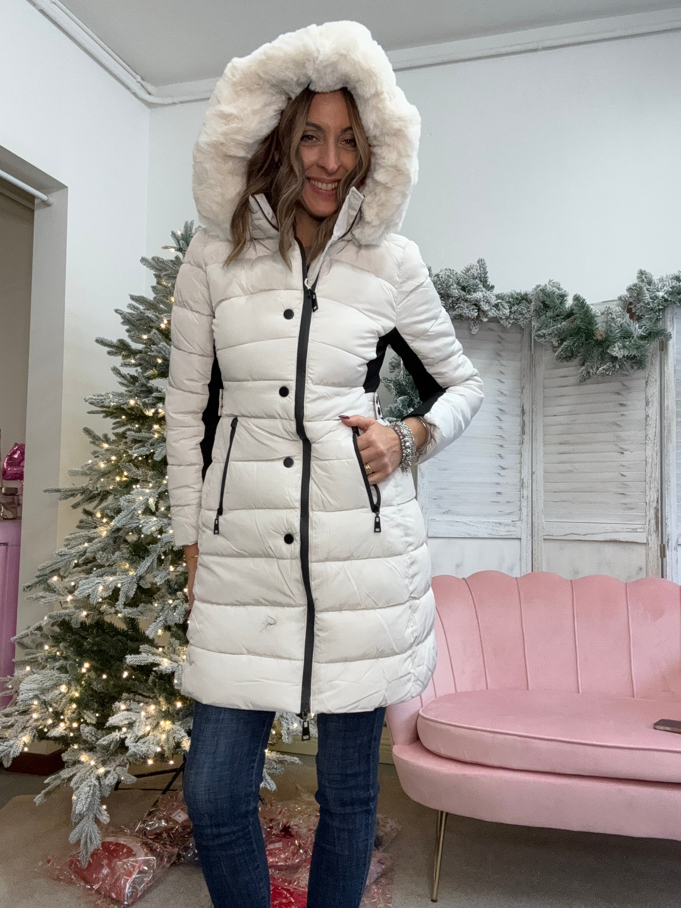 Il piumino che sembra un cappotto