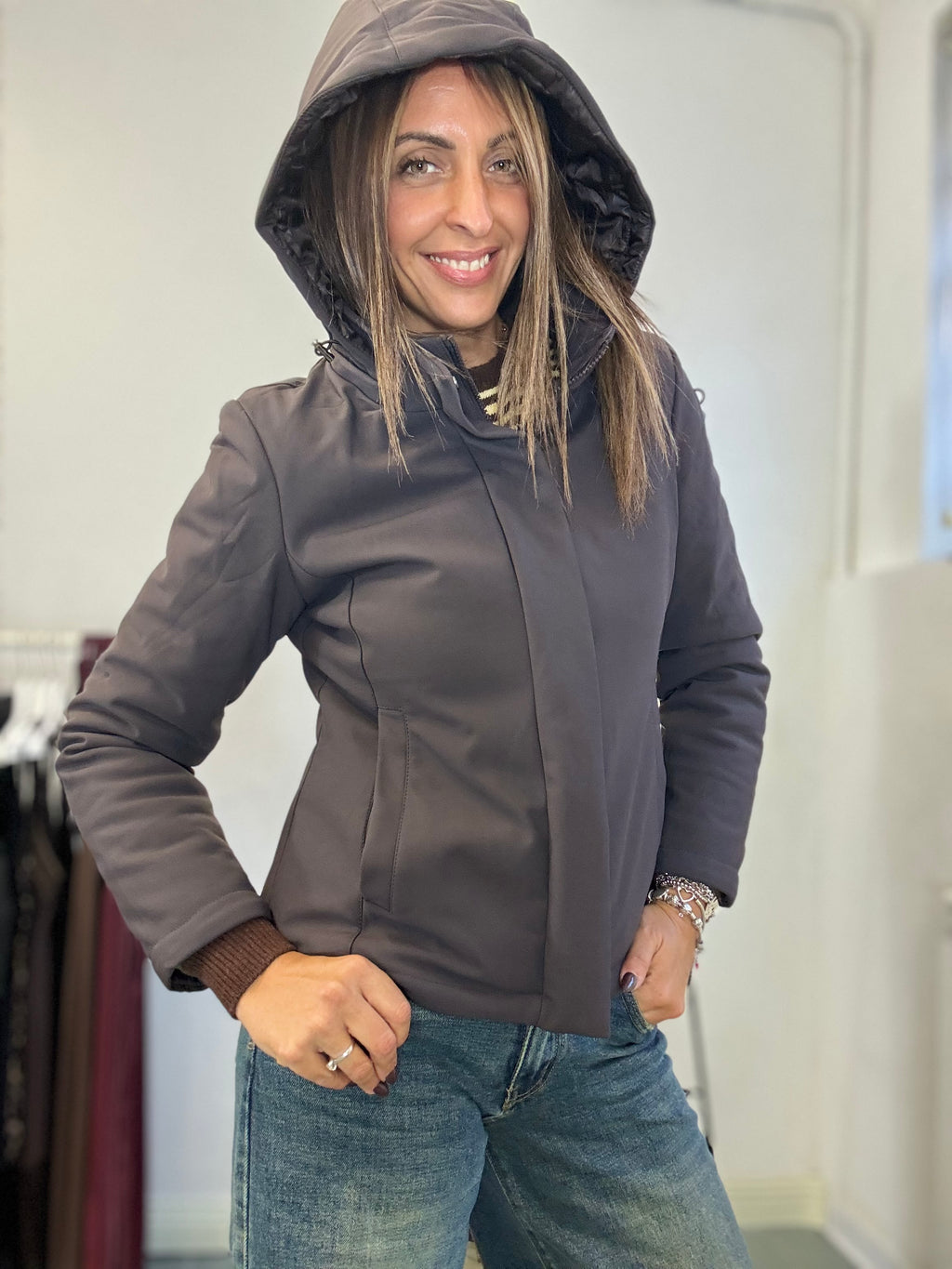 Il piumino Banny tessuto tecnico