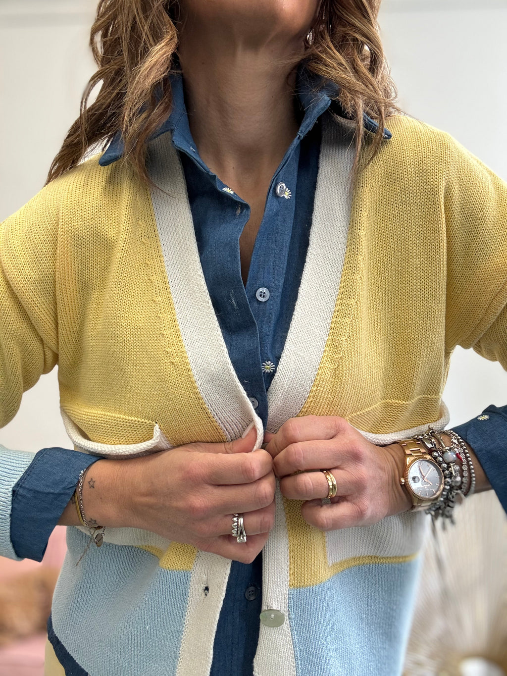 Cardigan Official cotone