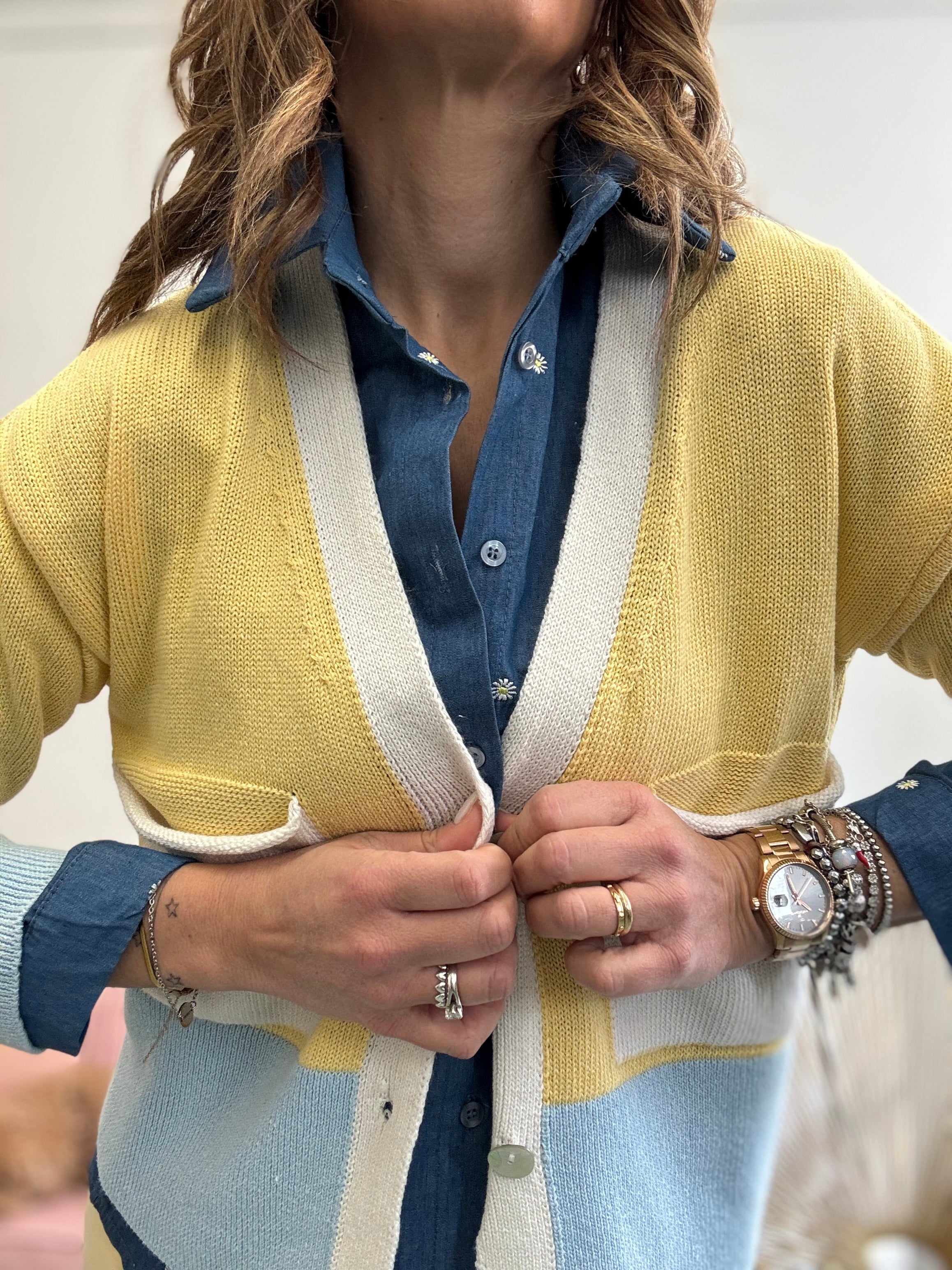 Cardigan Official cotone