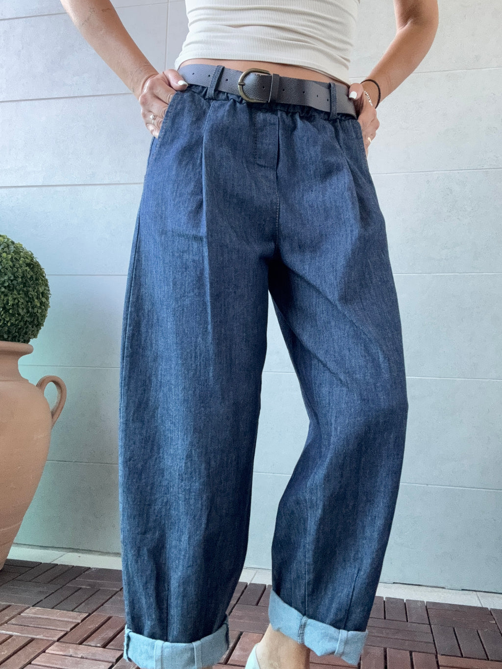 Il pantalone OLIVIA Denim