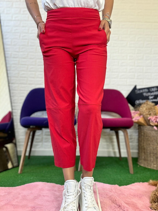 Pantalone giappo cotone stretch ( rosso e blu )