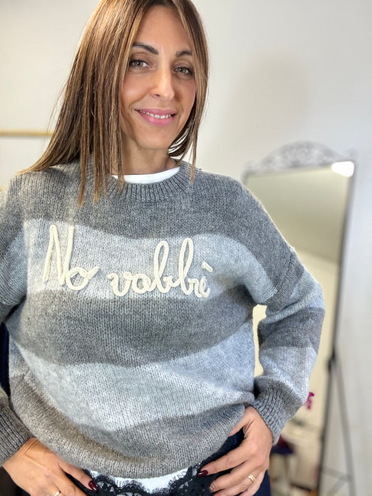 Pull No Vabbè rigato