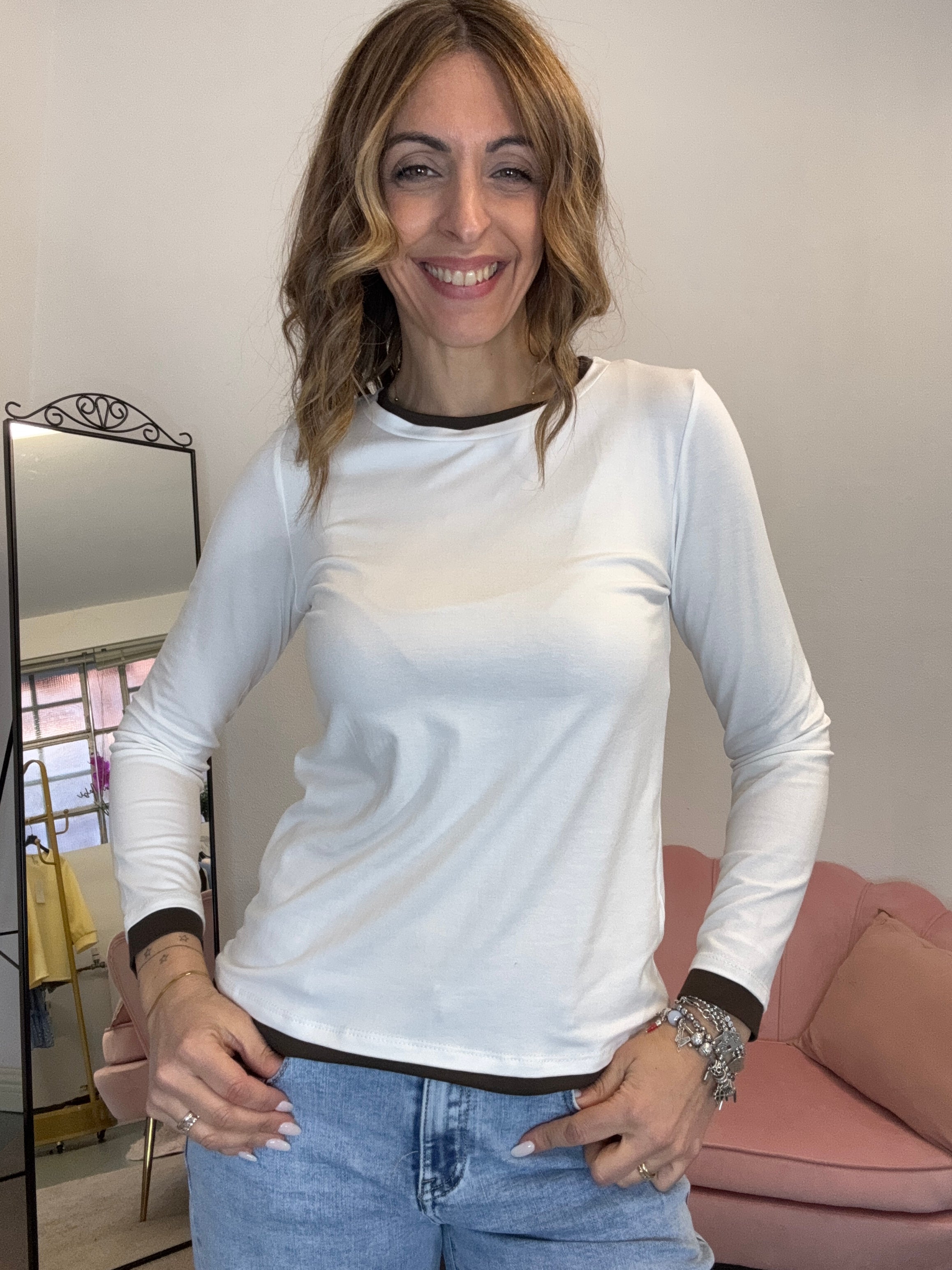 La maglietta coi bordini