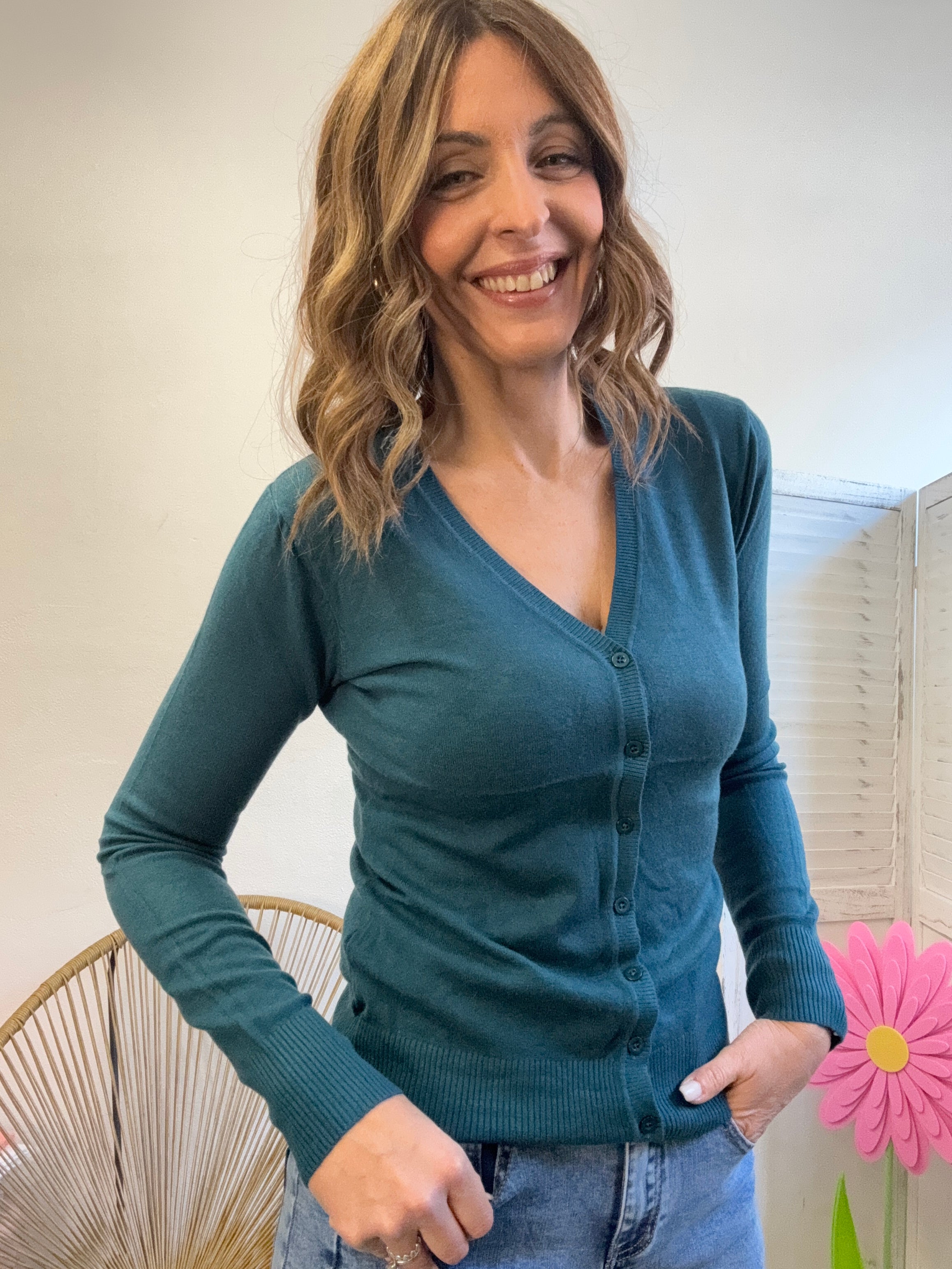 Cardigan basico continuativo