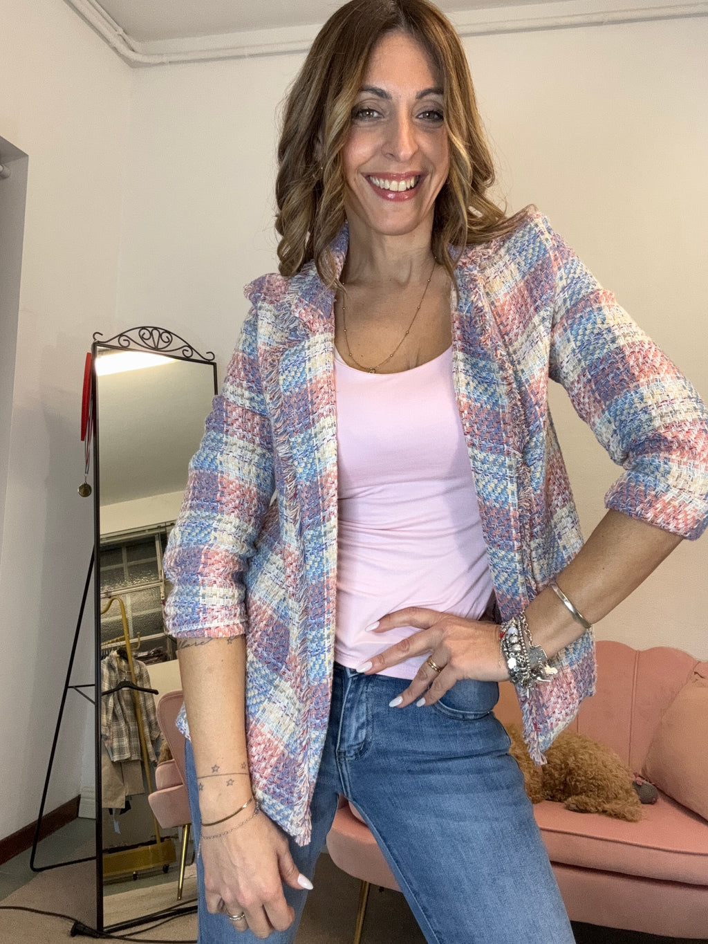 La giacca con le impunture