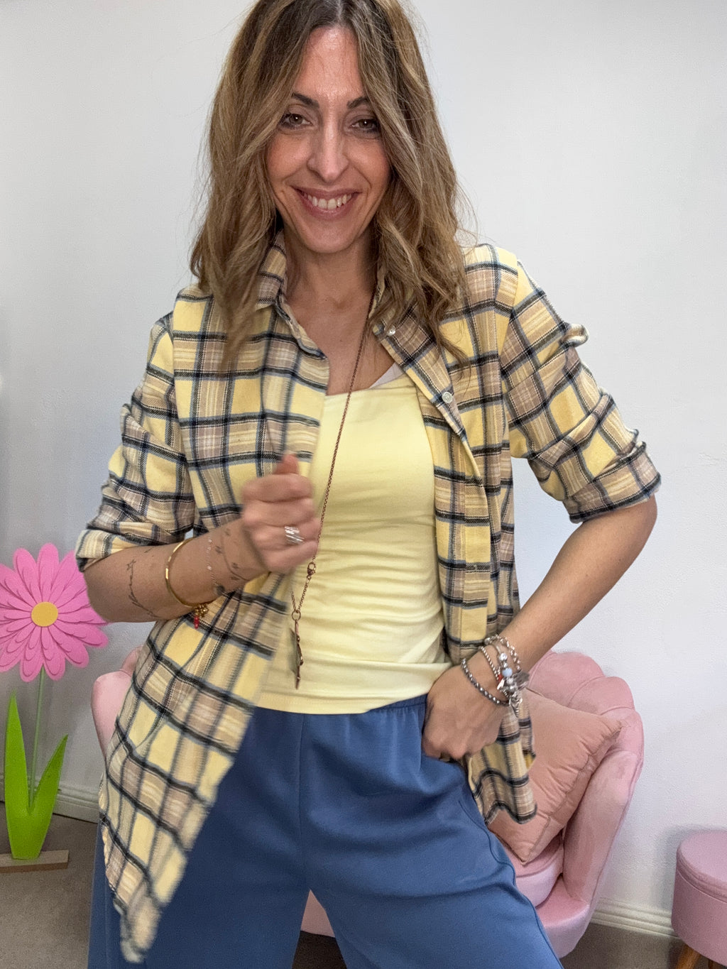 La camicia flanella leggera