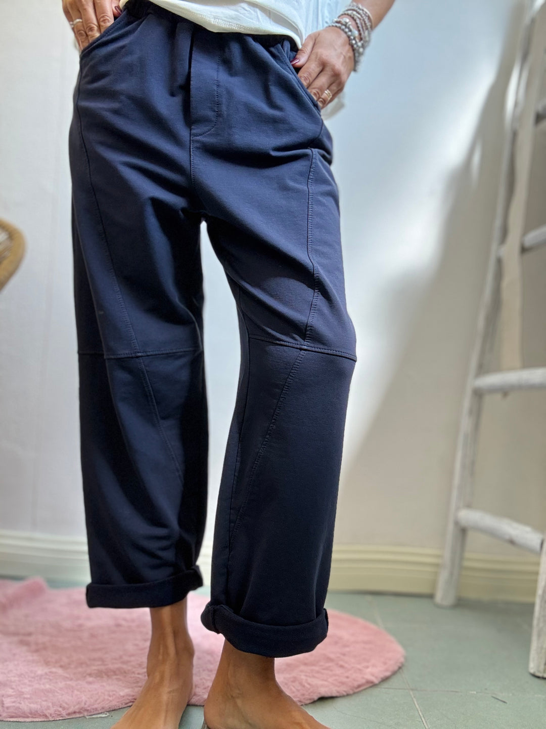 Il pantalone comodo in cotone