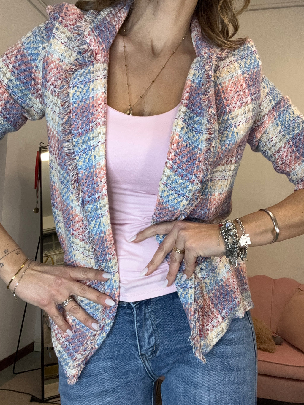 La giacca con le impunture