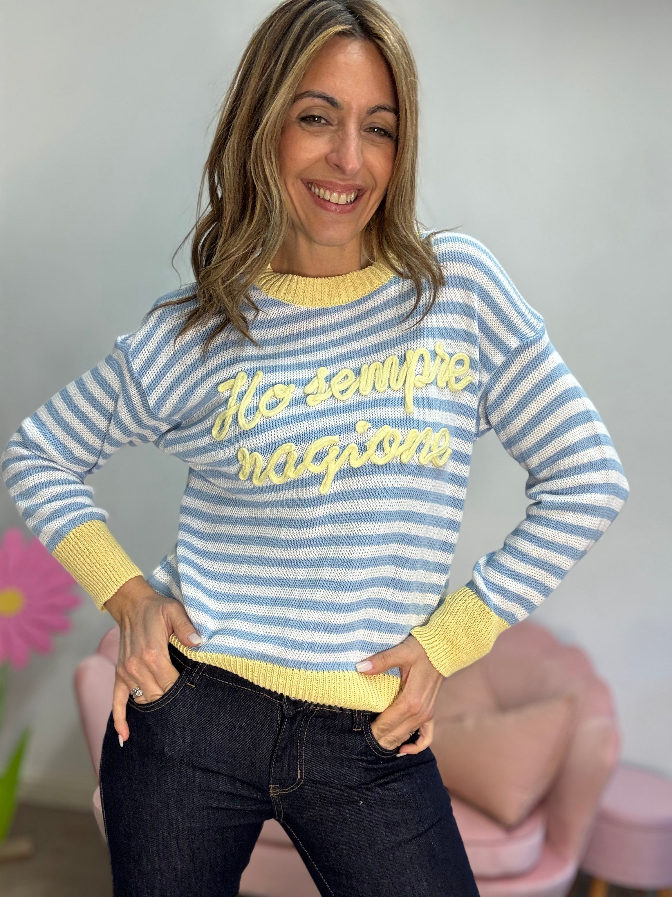 Pull colorato Ho sempre ragione