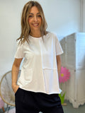 La t-shirt irregolare col taschino