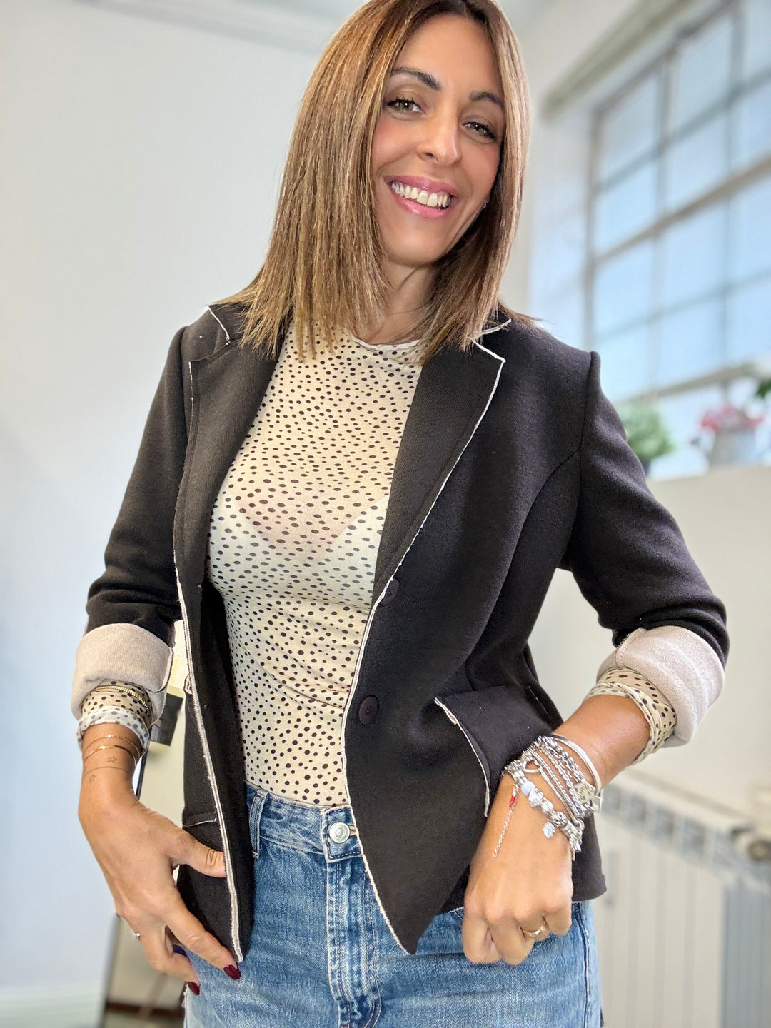 La giacca lana cotta