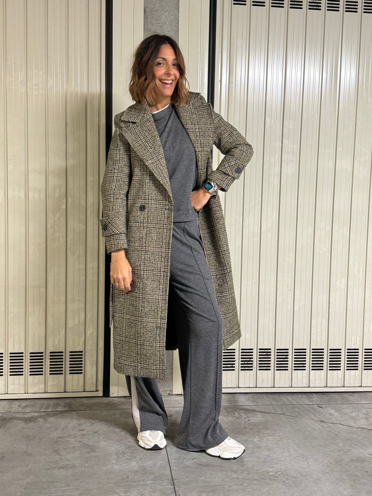 Il cappotto pied de poule