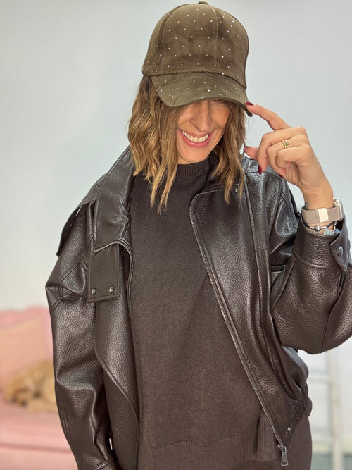 Cappello visiera fango