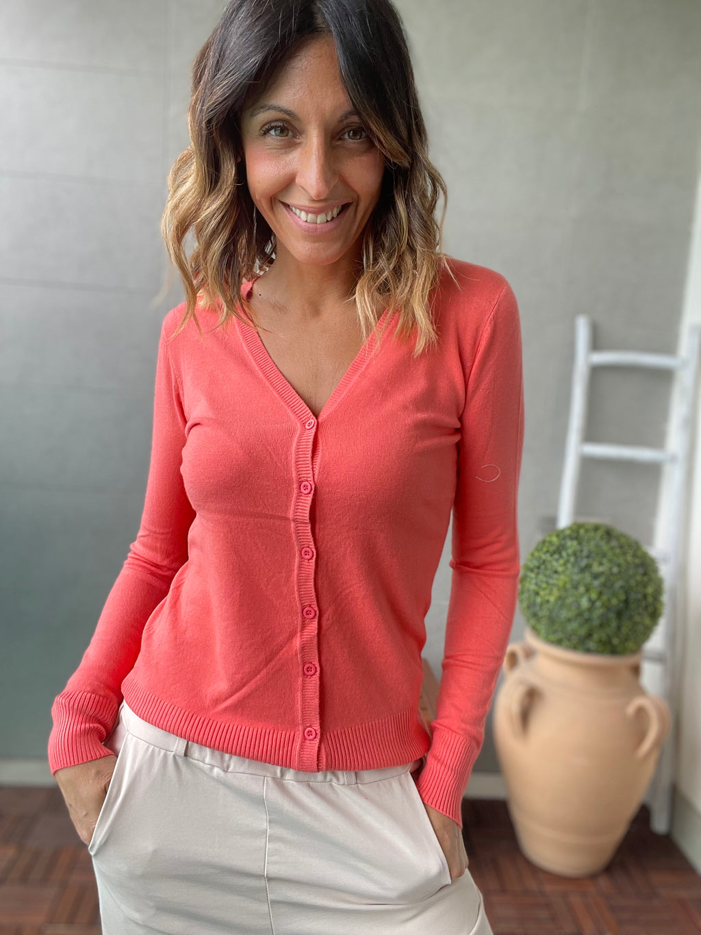 Cardigan basico continuativo