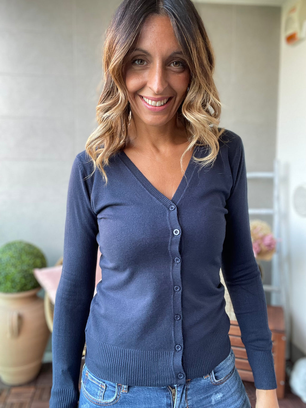 Cardigan basico continuativo